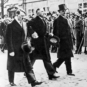 Adolf Hitler and Franz von Papen Going to their First Reichstag with ...