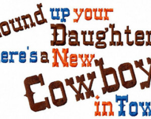 cowboy embroidery design round up y our daughters there s a new cowboy ...