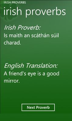 the Irish were forbidden by the English to speak their native language ...