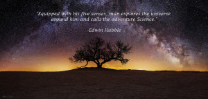 liked this photo so I added a quote by Edwin Hubble and set it as my ...