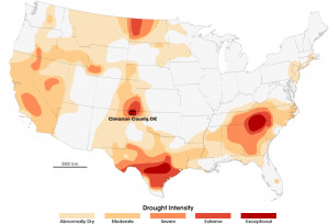 Center of “Dust Bowl” Hit by Worst Drought Since 1921