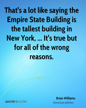 That's a lot like saying the Empire State Building is the tallest ...