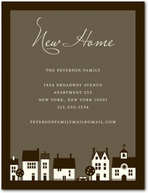 ... housewarming party invite . They offer a charming, antique style that