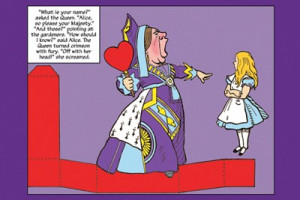 Alice in Wonderland: The Queen of Hearts, Art Print by John Tenniel ...