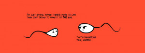 Funny Sperm Facebook cover