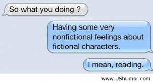 Reading books - funny text message US Humor - Funny pictures, Quotes ...