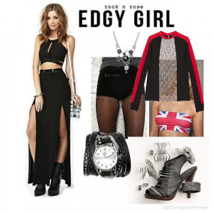edgy girl outfits