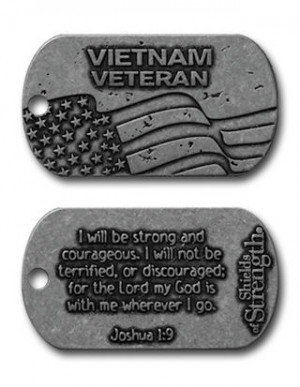 vietnam veteran dog tag necklace