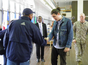 Photos: John Mayer Visits Walter Reed (Washington, DC) Image