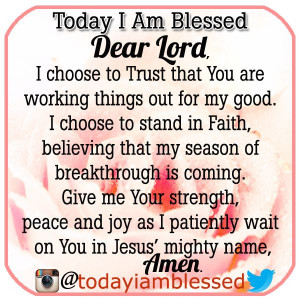 ... instagram.com/todayiamblessed ♥ Amen. To God be all the glory