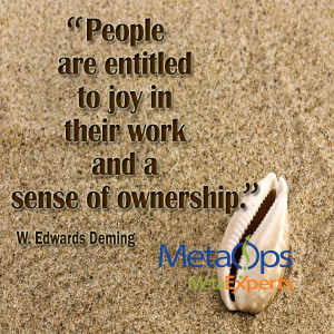 ... to joy in their work and a sense of ownership.