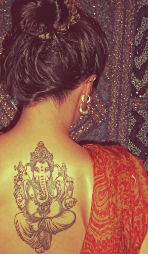 Buddhist Elephant Tattoos Buddhist elephant tattoo on
