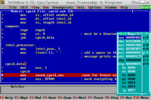 intel cpuid instruction