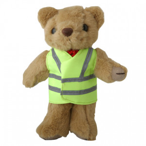Safety vest bear | Promotional/Personalised/Branded Games & Toys