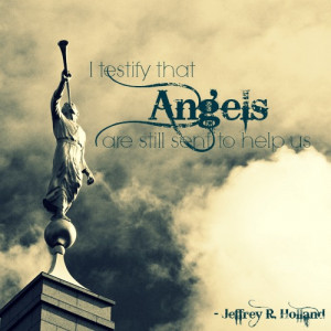 ... angels have wings. Wings in the scriptures are symbolic of power and
