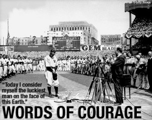 70 years ago, Lou Gehrig showed the world strength in the face of ...