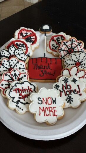 No more snow cookies