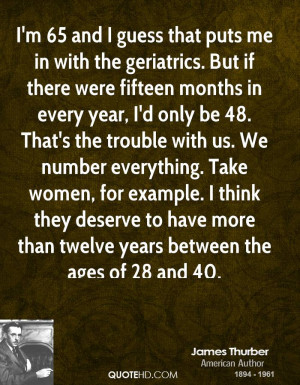 ... women, for example. I think they deserve to have more than twelve