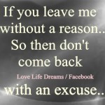 Leaving Love Behind Quotes