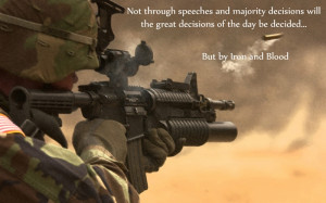 rifle blood soldier quotes iron ammunition 1440x900 wallpaper Military ...