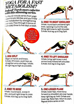 Yoga for a fast metabolism
