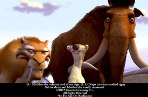 28 february 2002 titles ice age characters sid diego manny ice age