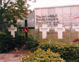 At the Wall in 1982, seven years before it came down