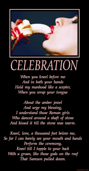Celebration A Poem By Leonard Cohen picture