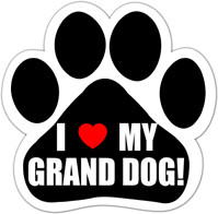 Quotables Pet Car Magnet - I Love my granddog SKU: 13125-200 Price: $4 ...