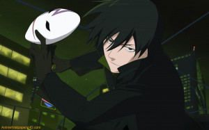 Download Darker than Black wallpaper, 'Hei and his mask'.