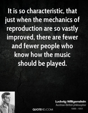 Ludwig Wittgenstein Music Quotes