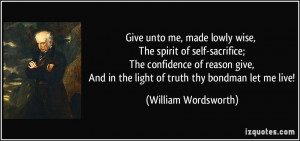 Self Sacrifice Quotes