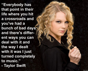 Taylor Swift quotes: Everybody has that point in their life