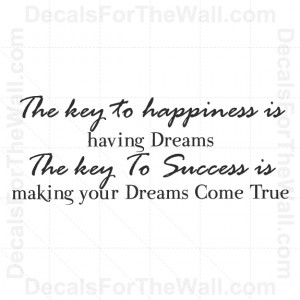 Key To Success Quotes Dream