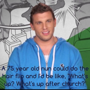 Chris Distefano from Girl Code talks about the hotness of a hair flip.