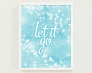 Popular items for let it go quote