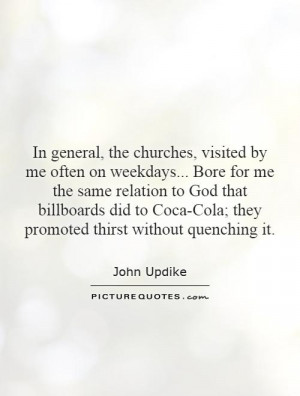 Church Quotes John Updike Quotes