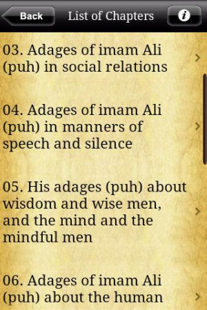 of imam ali by imam ali the book categorizes the adages and sayings ...