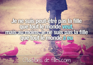 Citations de filles | Citations d'amour, d'amitié et autres » Je ne ...
