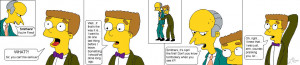 Smithers and Mr. Burns by LightningRodOfHate