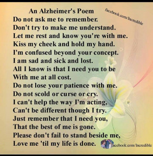 Alzheimers Poem