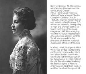 Mary Church Terrell was born in Memphis , Tennessee.