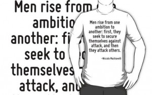 Funny Quotes for him - Men rises from ambition