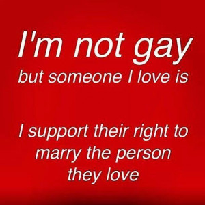 Yes! Equal rights for all