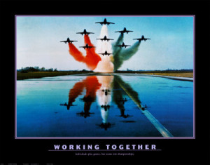 Working Together… ~ Teamwork Quote