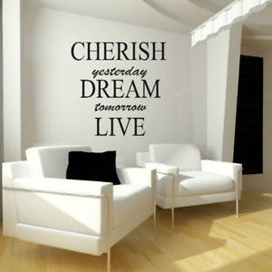 Cherish-Dream-Motivational-Quote-Wall-Decor-Inspirational-Wall ...