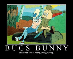 an watch old school cartoons with LDG I have noticed that Bugs Bunny ...