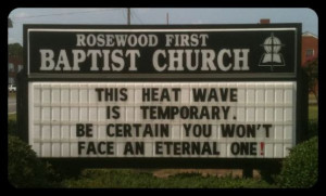 Clever Church Signs
