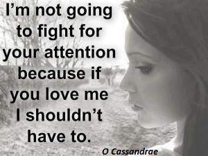 You love me come to me.