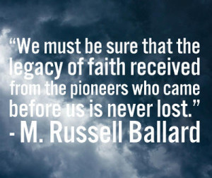 Quotes On Pioneers ~ 10 inspiring quotes that link Mormon pioneers to ...